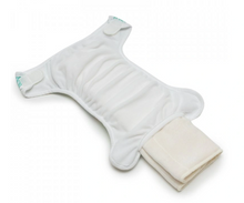 Lade das Bild in den Galerie-Viewer, Bamboolik, One Size, XL, Junior, Neugeborenes, Baby, Natürlich Kind sein, klein, Nachtwindel, Höschenwindel, Fränzi Kistler, Stoffwindel, braucht Überhose