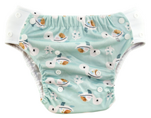 Lade das Bild in den Galerie-Viewer, Blümchen, Schwimmwindel, wieder verwenden, Sommer, Baden, Kind, Natürlich Kind sein, Glarus Nord, Fränzi Kistler , Niederurnen