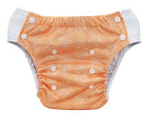 Lade das Bild in den Galerie-Viewer, Bluemchen_Trainerhoeschen_Schwimmwindel_Floral_pfirsich