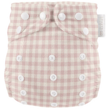 Lade das Bild in den Galerie-Viewer, Modern_cloth_nappies_Ueberhosen_lila kariert_one_Size_nässeschutz_stoffwindel