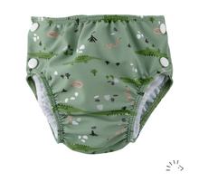 Lade das Bild in den Galerie-Viewer, Popolini, Schwimmwindel, Baden, Stoffwindeln, Krodkodil, rosa, Muschel, Natürlich Kind sein, Fränzi Kistler, Glarus Nord, nachhaltig