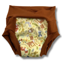 Lade das Bild in den Galerie-Viewer, SmartBottoms_Trainerhoeschen_dearfriends_braun_windelfrei