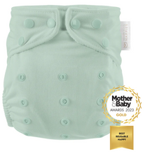 Lade das Bild in den Galerie-Viewer, Stoffwindeln Modern Cloth Nappies AIO / Pocket One Size mint