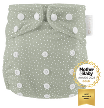 Lade das Bild in den Galerie-Viewer, Stoffwindeln Modern Cloth Nappies AIO / Pocket One Size DarlingBuds int weisse Punkte