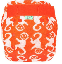Lade das Bild in den Galerie-Viewer, Totbots_Bamboozle_Strech_hoeschenwind_nachtwindel_braucht Uberhose_orangerAffe_stoffwindel_natuerlichkindsein_niederurnen
