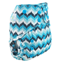 Lade das Bild in den Galerie-Viewer, Blümchen, AI2, All in Two, Überhose, Newborn, One Size, Klett, Snap, PUL, Natürlich Kind sein, Stoffwindeln , Glarus Nord, Fränzi Kistler