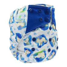Lade das Bild in den Galerie-Viewer, Blümchen, All in One, AIO, One Size, Klett, Snap, PUL, Bambus, Baumwolle, Neugeborene,, klein geschnitten, Stoffwindel, Fränzi Kistler, Glarus Nord, Niederurnen, Natürlich Kind sein