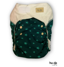 Lade das Bild in den Galerie-Viewer, Hu-da Höschenwindel Bambusfrottee JUNIOR 9-20 kg, Stoffwindel, Nacht, Niederurnen, Glarus Nord